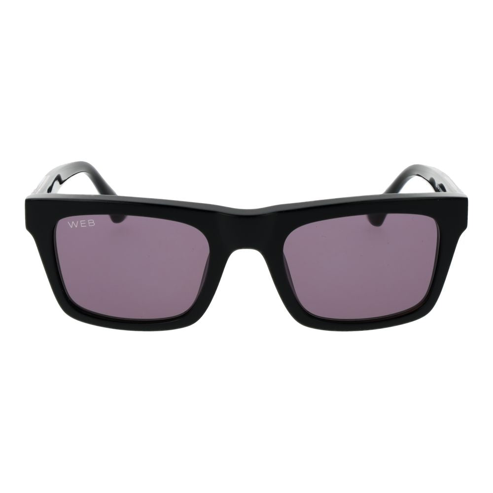 Web Schwarze Sonnenbrille aus Acetat