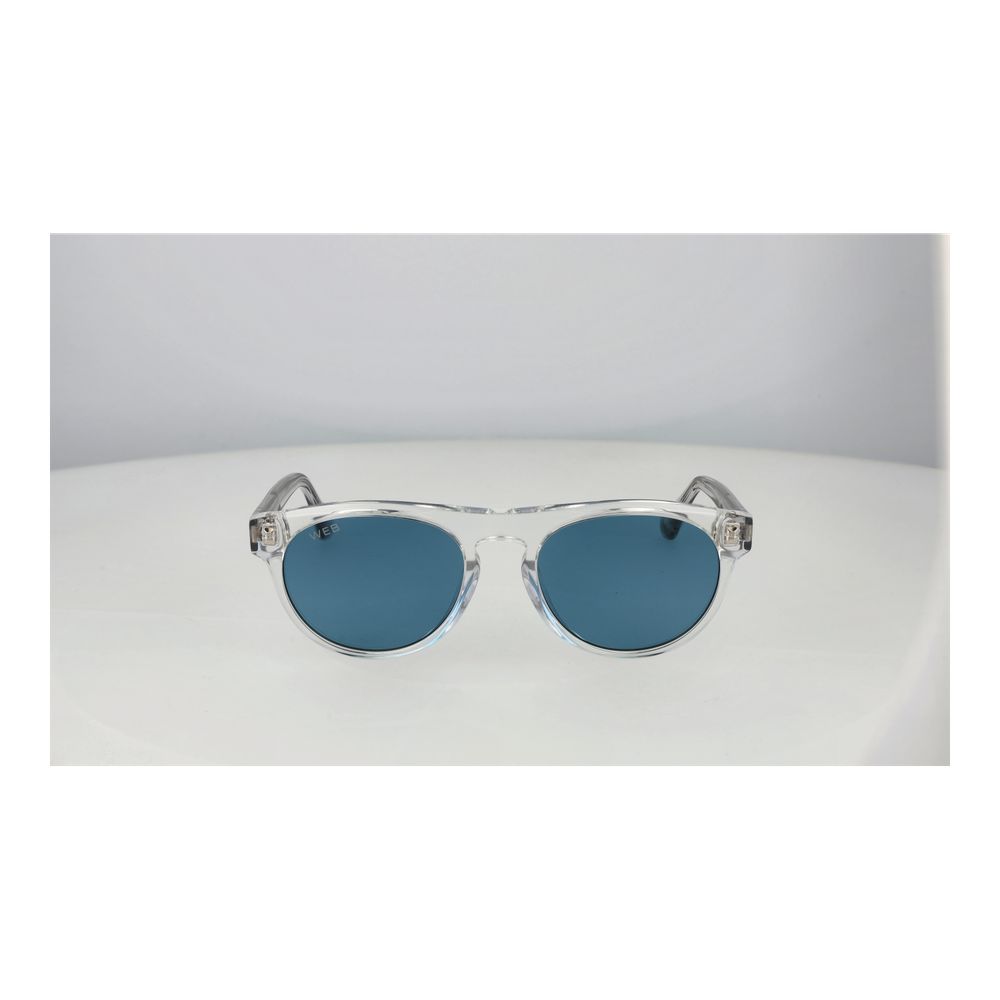 Web Sonnenbrille aus transparentem Acetat