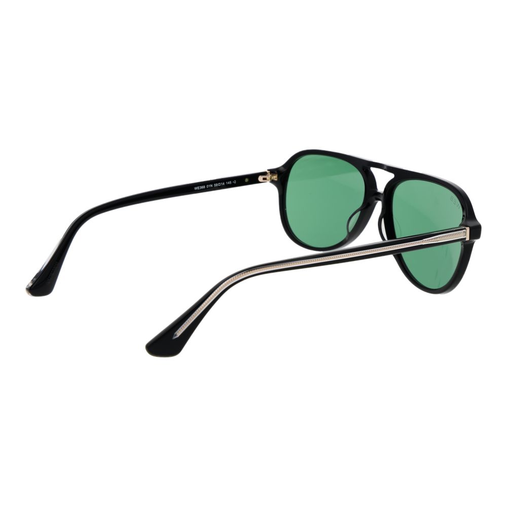 Web Schwarze Sonnenbrille aus Acetat
