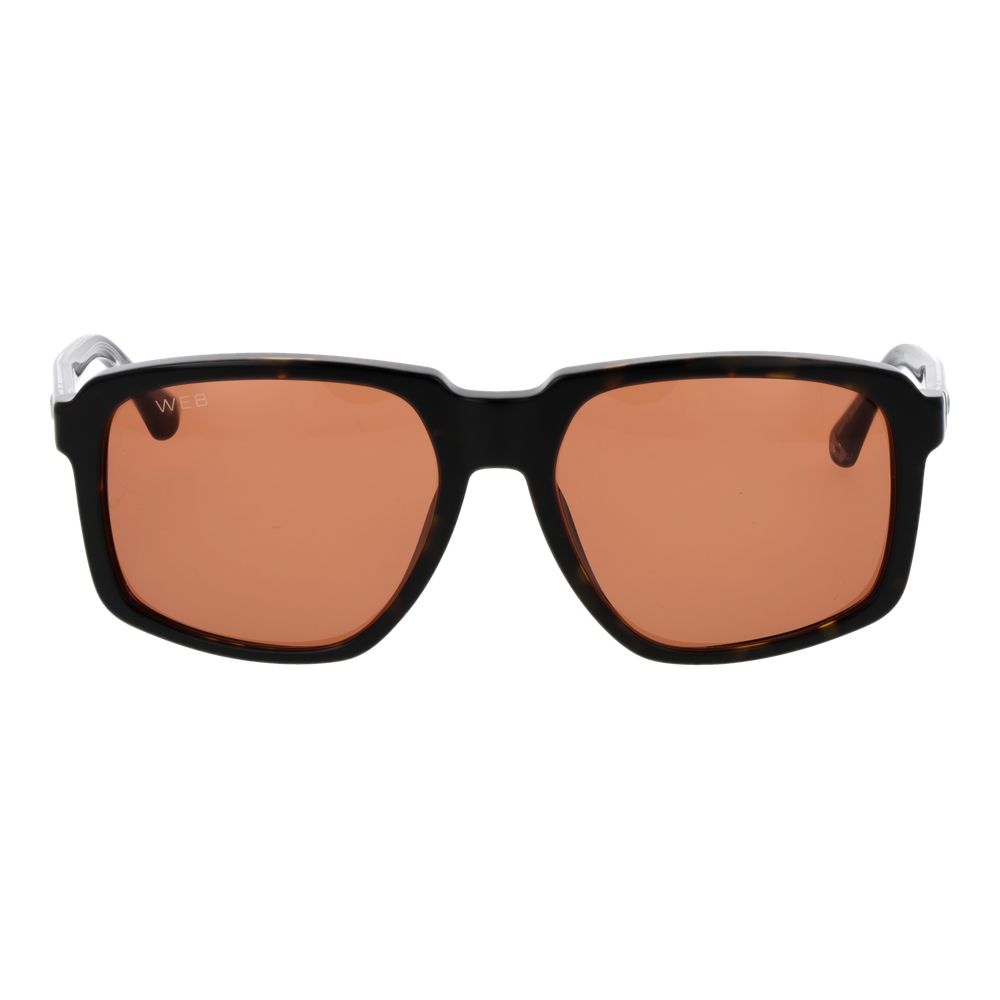 Web Braune Sonnenbrille aus Acetat