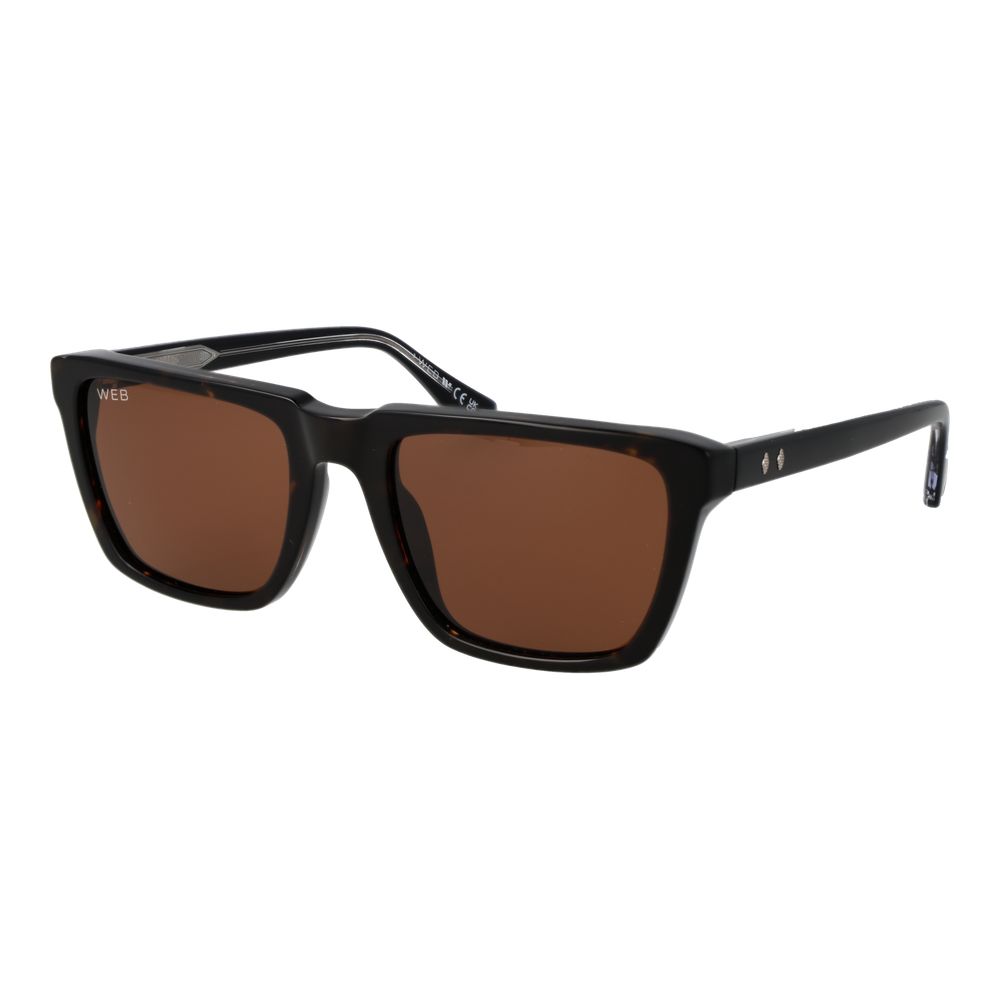 Web Schwarze Sonnenbrille aus Acetat