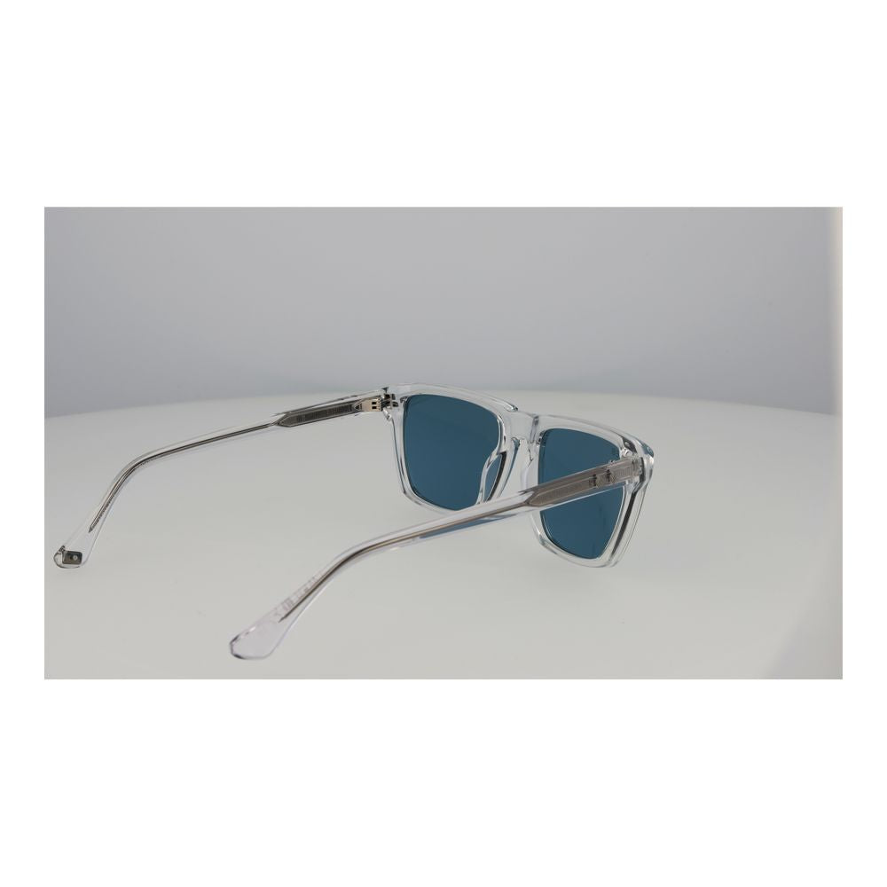 Web Sonnenbrille aus transparentem Acetat