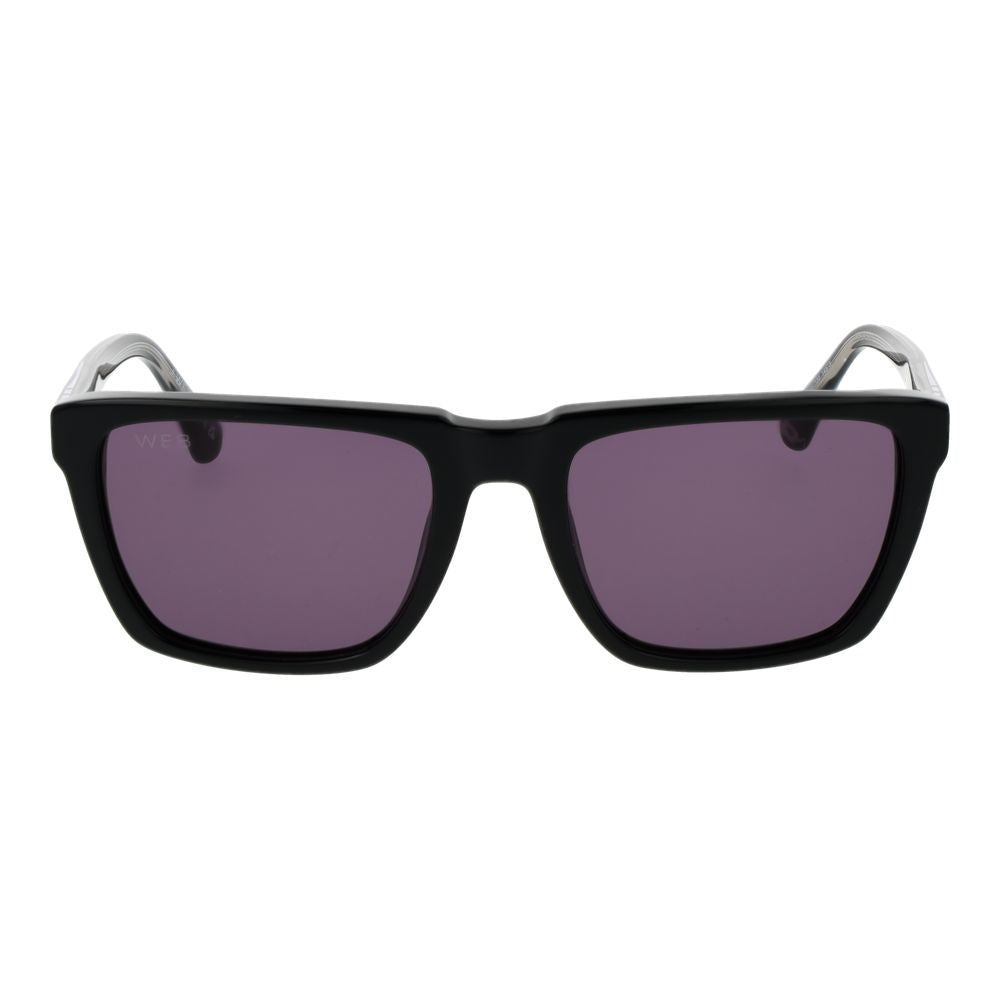 Web Schwarze Sonnenbrille aus Acetat