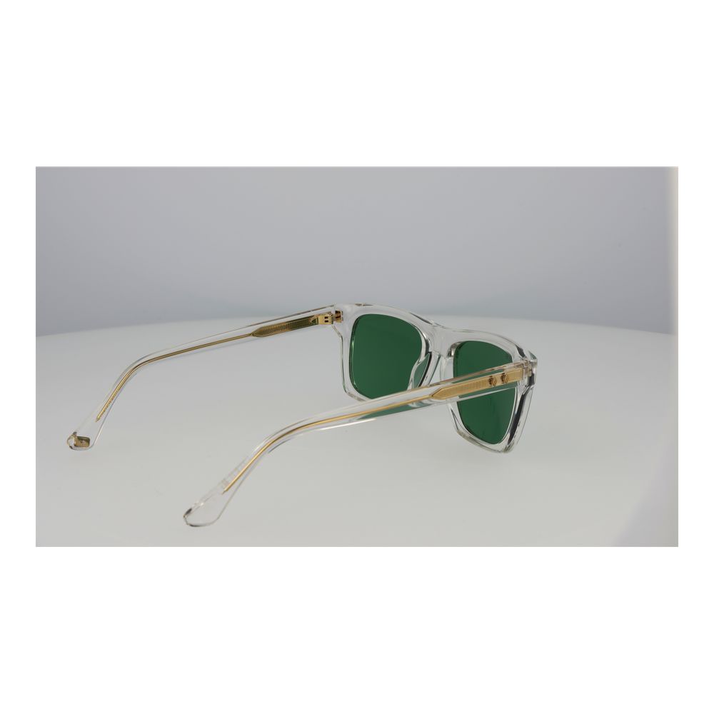 Web Sonnenbrille aus transparentem Acetat