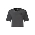 Fila Schwarzes Baumwoll-T-Shirt für Damen