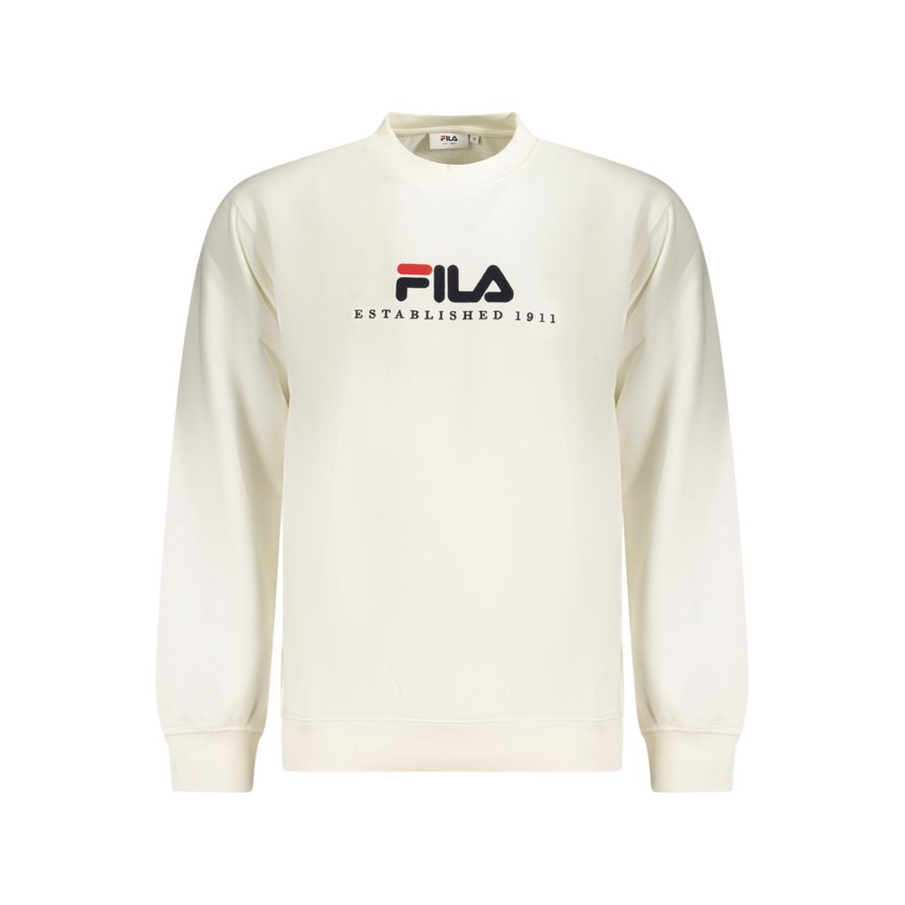 Fila Weißes Herren-Sweatshirt aus Baumwolle