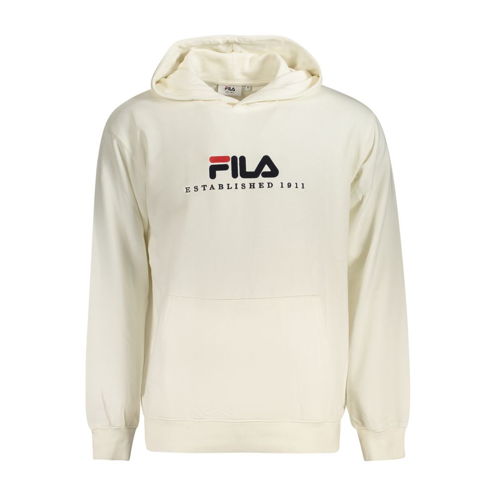 Fila Weißer Baumwollpullover für Männer