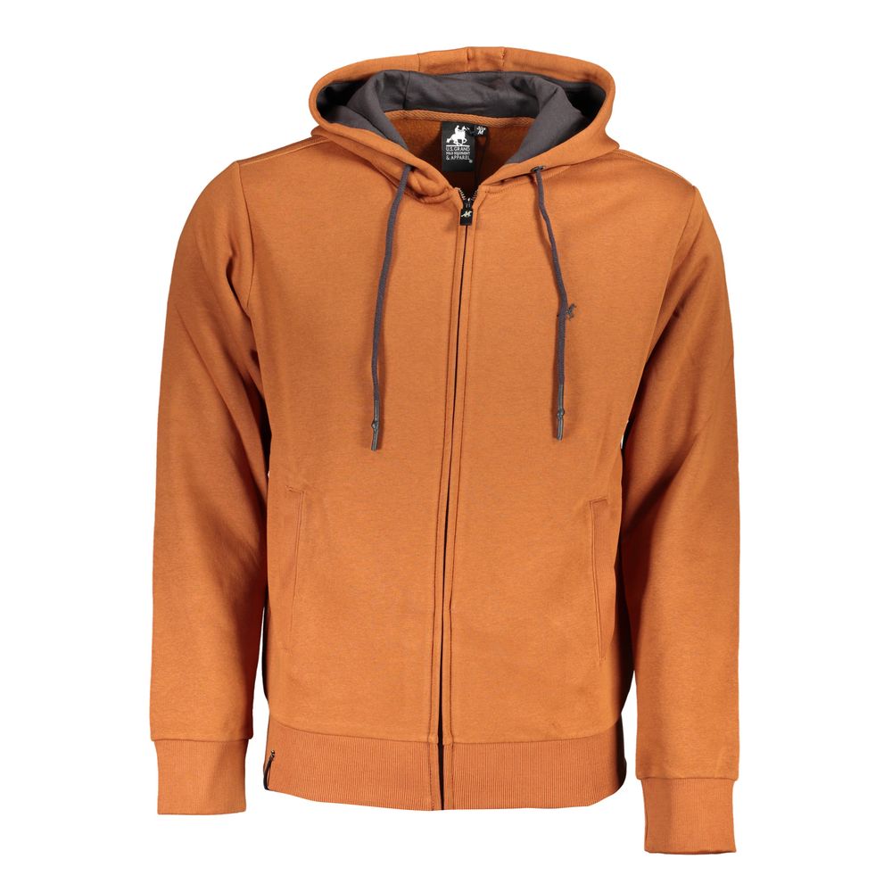 U.S. Grand Polo Braunes Baumwoll-Sweatshirt für Herren
