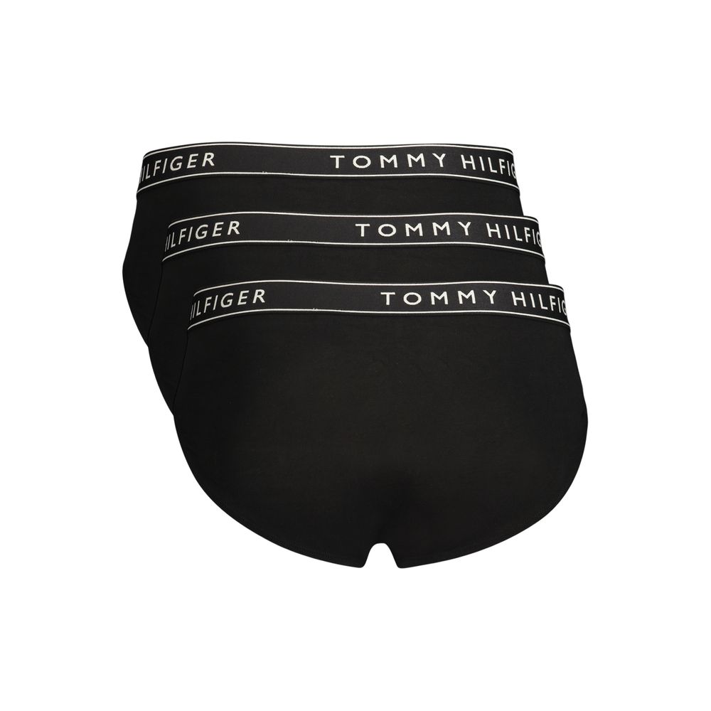 Tommy Hilfiger Schwarze Baumwoll-Herren-Slips
