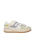 Barrow Beige Leather Low Top Sneakers
