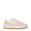 Barrow Weiße Low-Top-Sneaker aus Leder