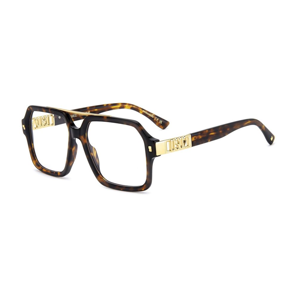 Dsquared² Braune Brille aus Acetat (Gestell)