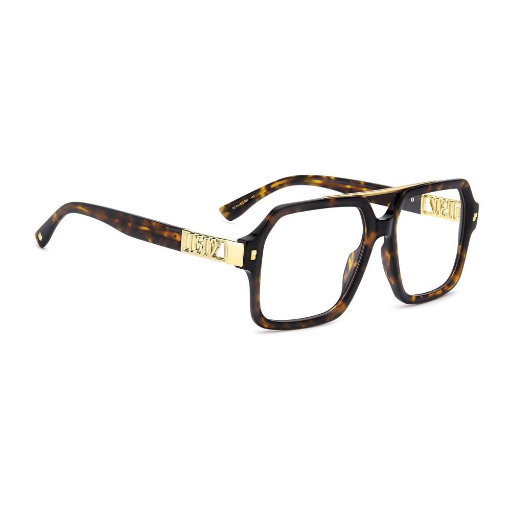 Dsquared² Braune Brille aus Acetat (Gestell)
