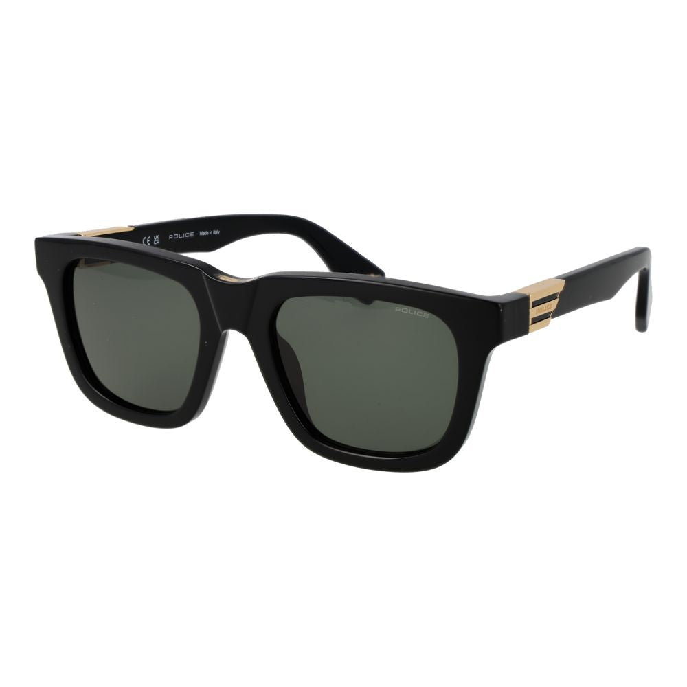 Police Sonnenbrille aus schwarzem Celluloseacetat