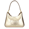 Stella McCartney Goldfarbene Leder Schultertasche