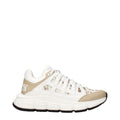 Versace Weiße Stoff-Sneaker im Athletic-Look