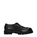 Max Mara Schwarze Oxford- und Derby-Schuhe aus Leder