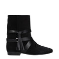 Isabel Marant Schwarze Leder-Stiefeletten