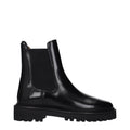 Isabel Marant Schwarze Leder-Stiefeletten