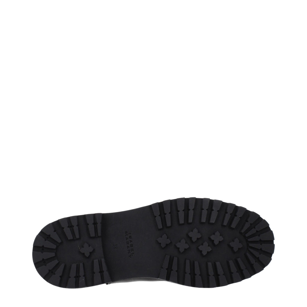Isabel Marant Schwarze Leder-Stiefeletten