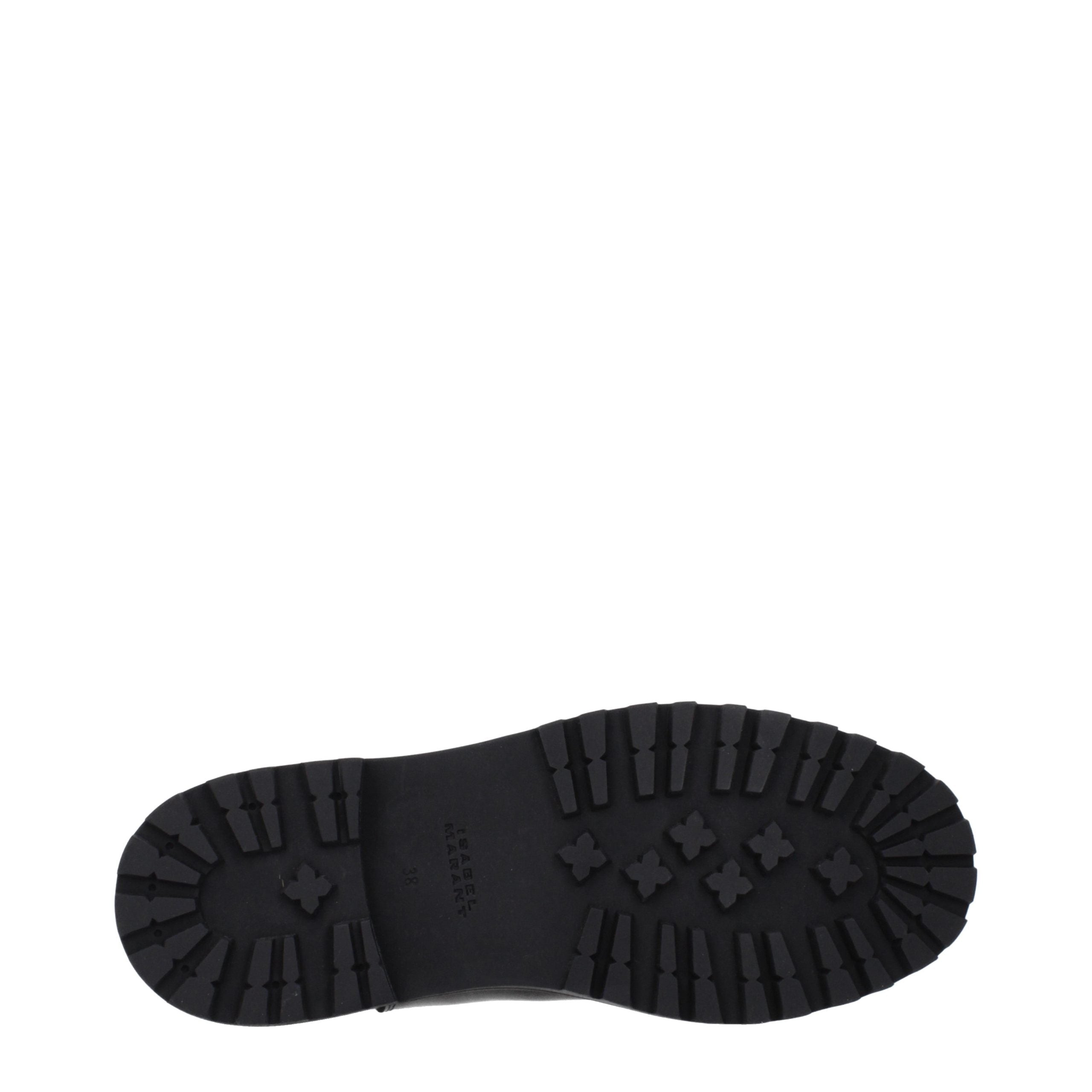 Isabel Marant Schwarze Leder-Stiefeletten
