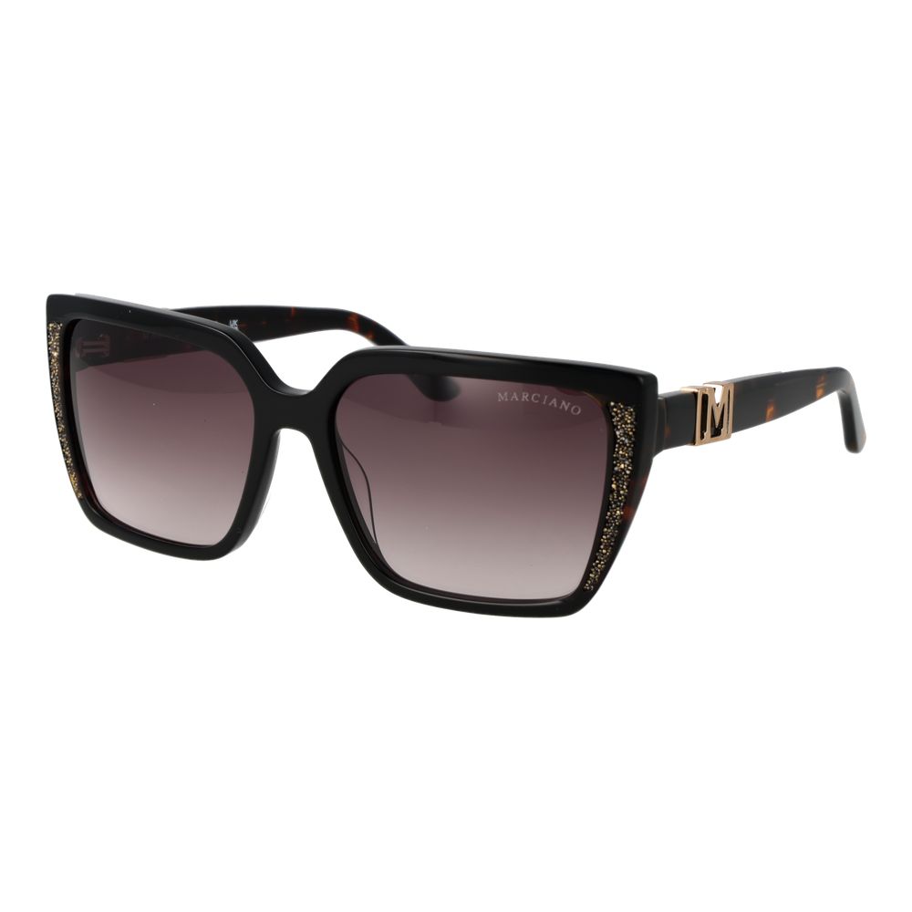 Marciano by Guess Schwarze Sonnenbrille aus Acetat