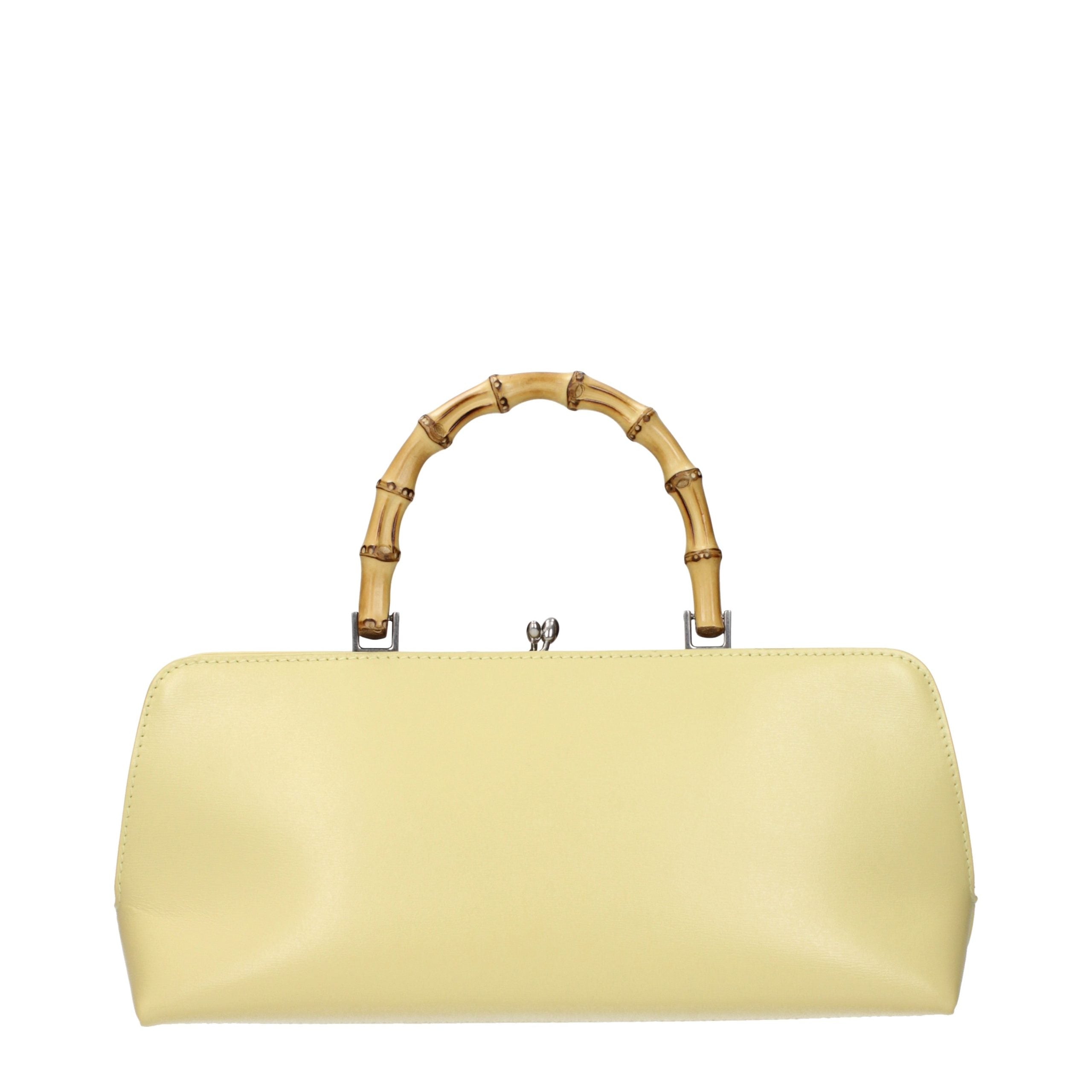 Jil Sander Gelbe Lederhandtasche