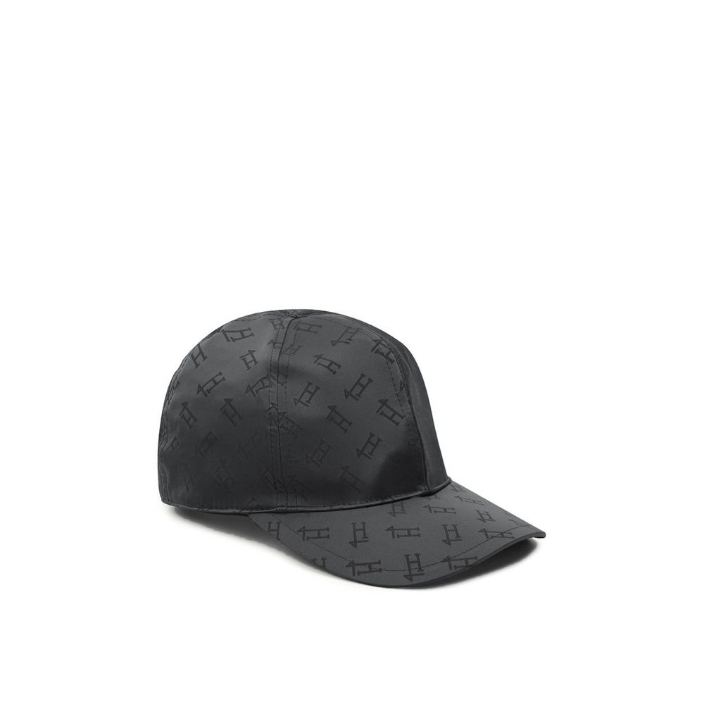 Herno Schwarze Polyamid-Kappe (Baseball Cap)