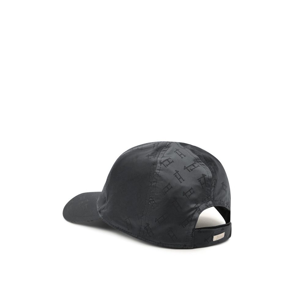 Herno Schwarze Polyamid-Kappe (Baseball Cap)
