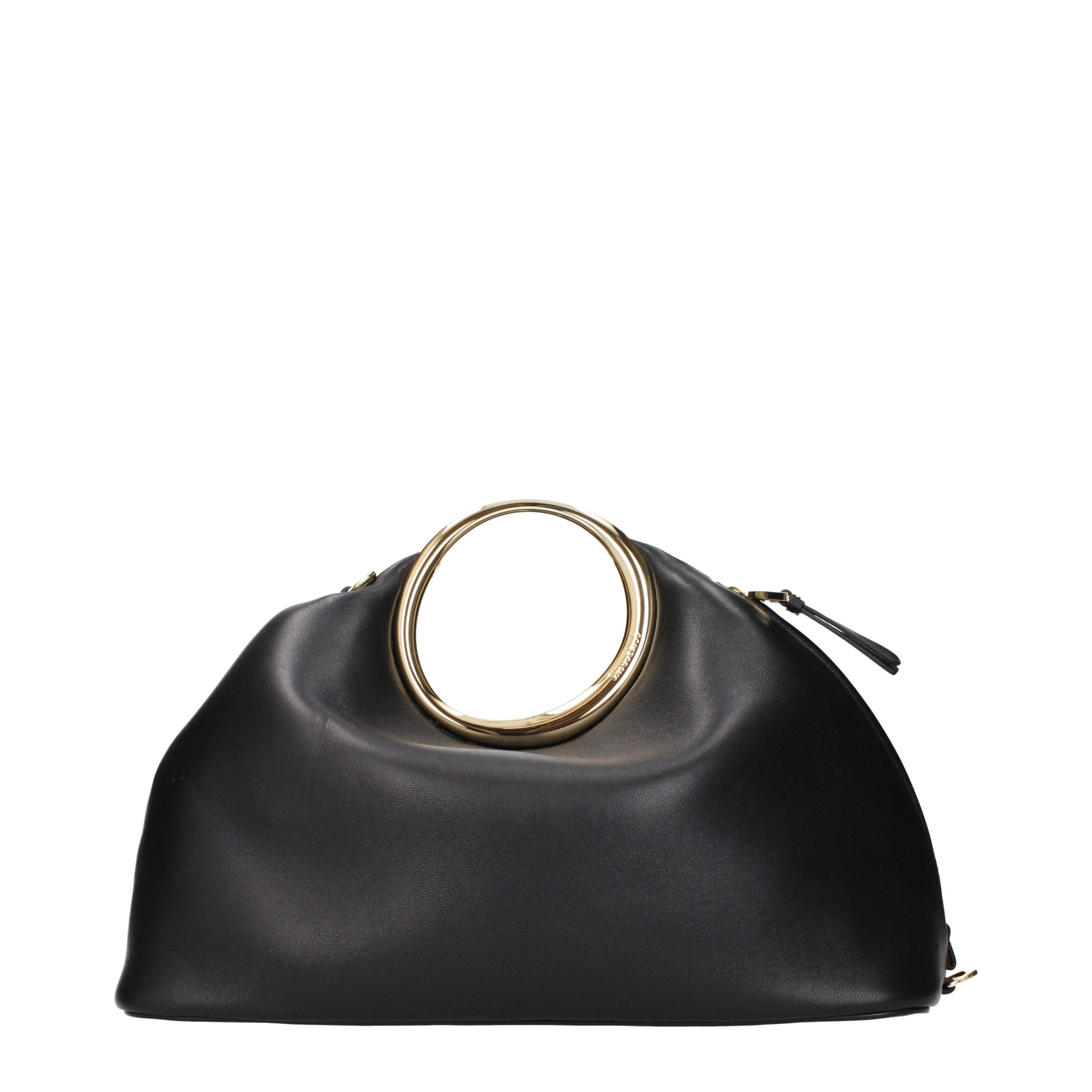 Jacquemus Schwarze Lederhandtasche