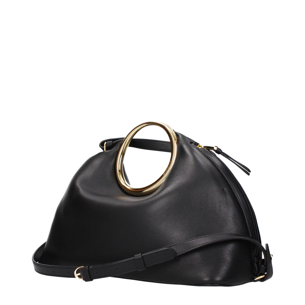Jacquemus Schwarze Lederhandtasche