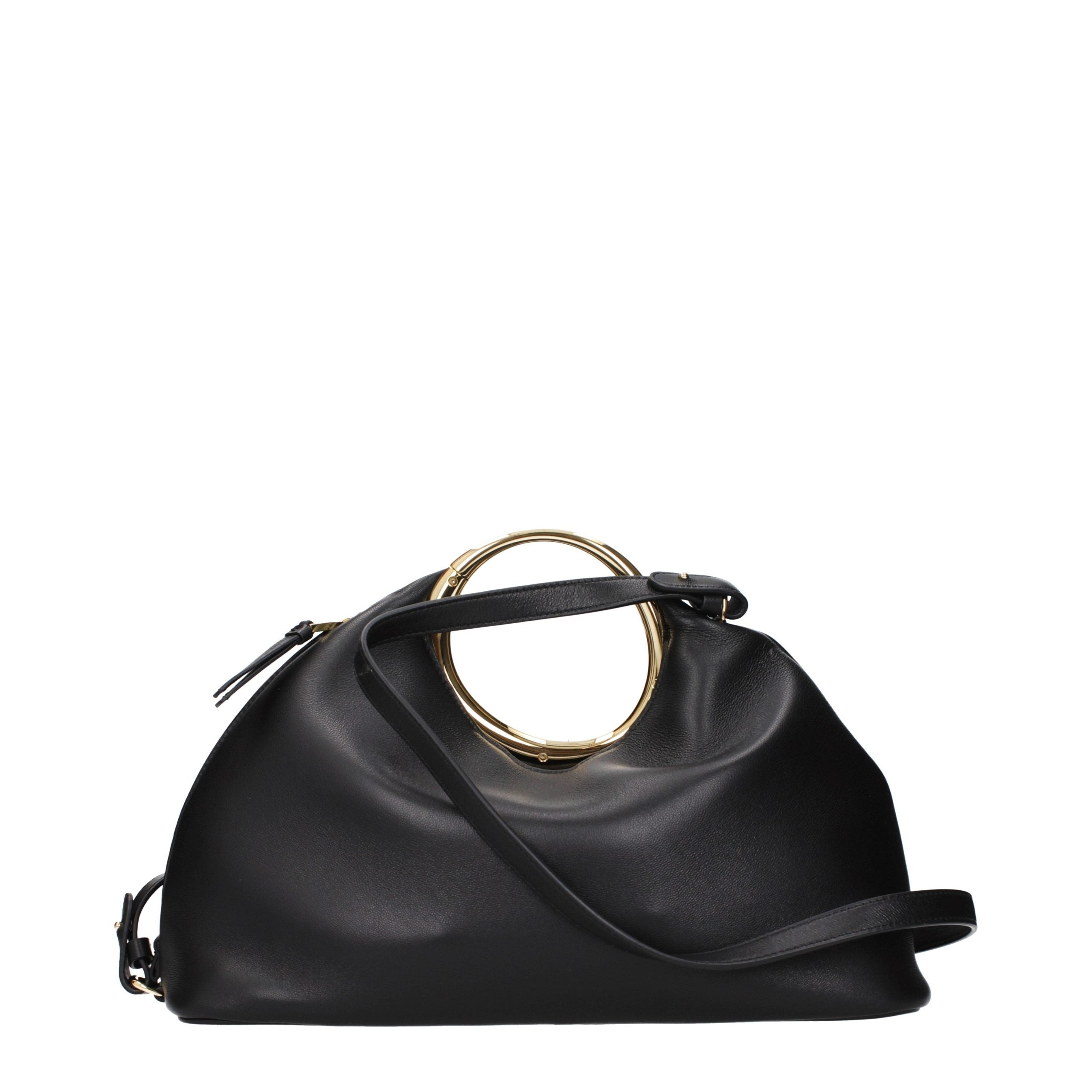 Jacquemus Schwarze Lederhandtasche
