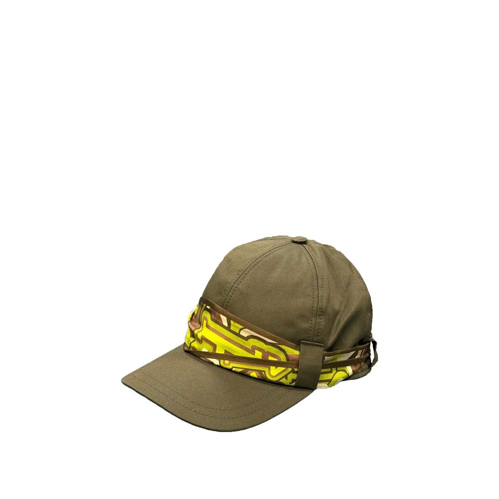 Herno Zweifarbige Baumwollkappe (Baseball Cap)