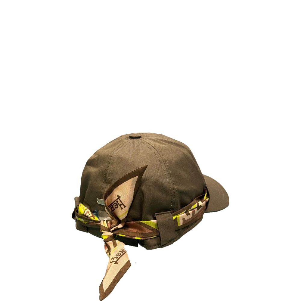 Herno Zweifarbige Baumwollkappe (Baseball Cap)