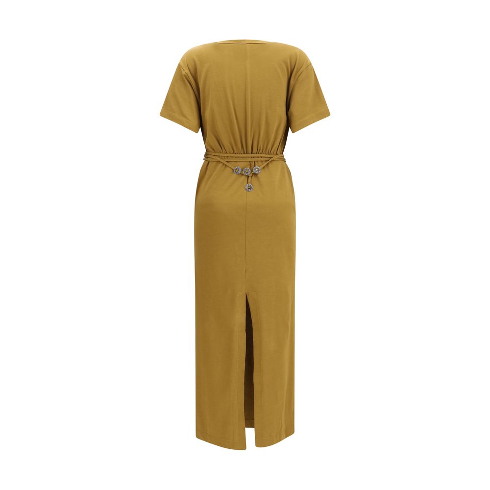 PINKO Braunes Baumwollkleid für die Freizeit