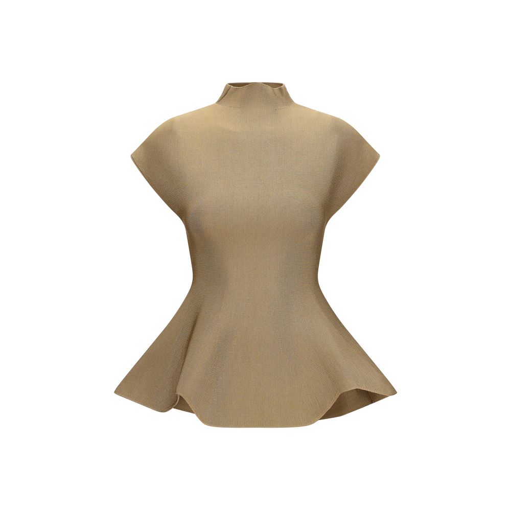 Khaite Beige Viscose Blouse