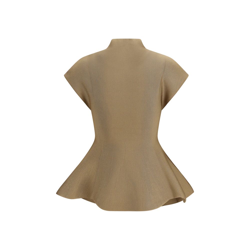 Khaite Beige Viscose Blouse