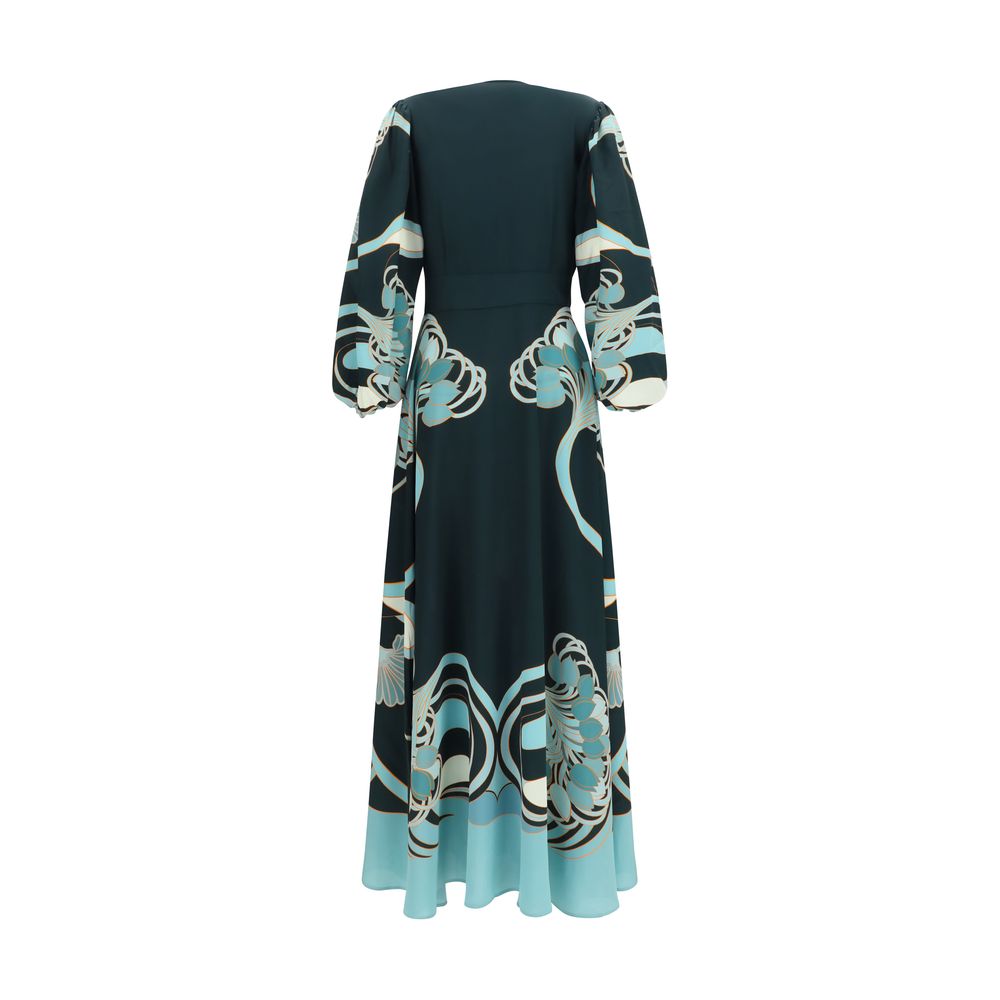 La Double J Blaues Freizeitkleid aus Acetat
