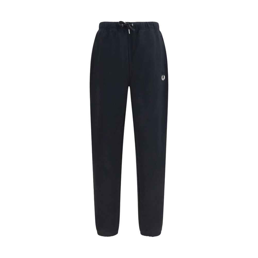Fred Perry Schwarze Baumwoll-Jogginghose (Trainingshose)