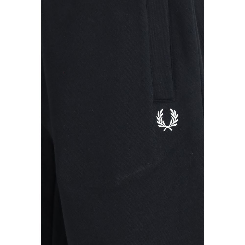 Fred Perry Schwarze Baumwoll-Jogginghose (Trainingshose)