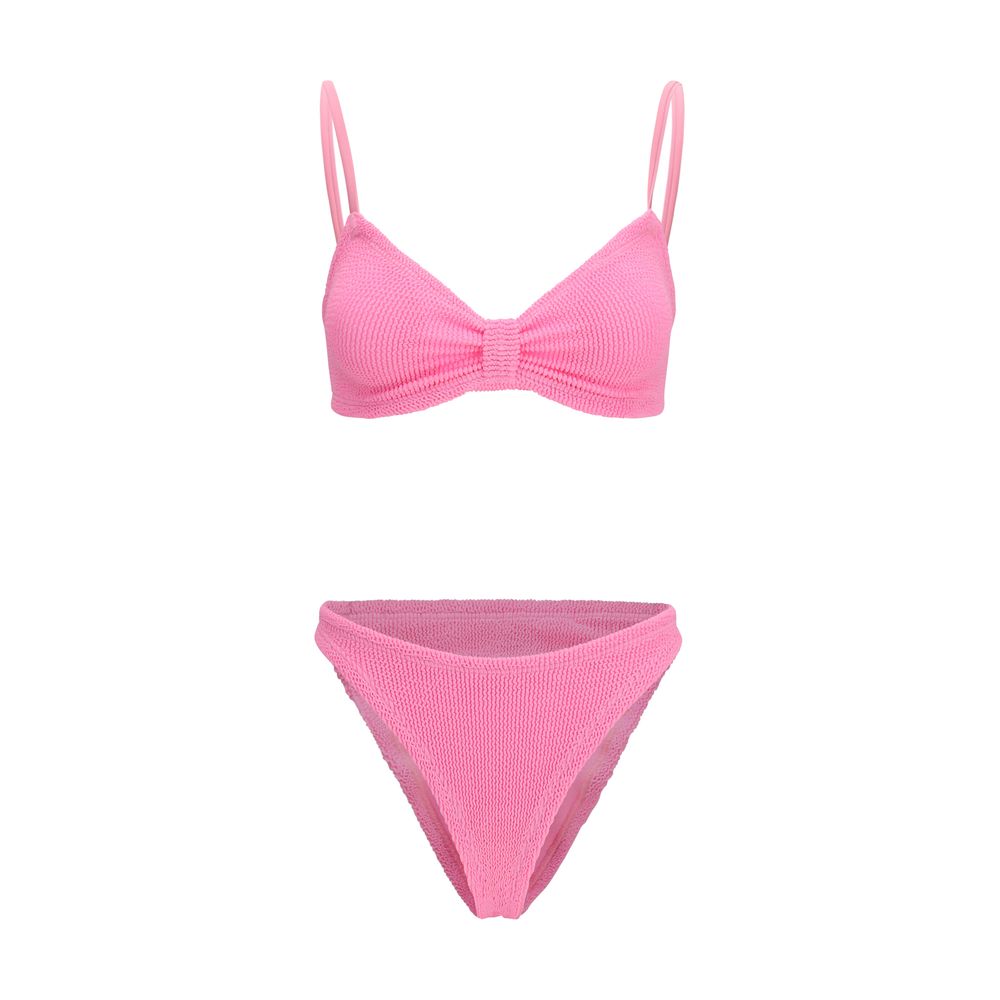 Hunza G Mehrfarbiger Bikini aus Polyamid