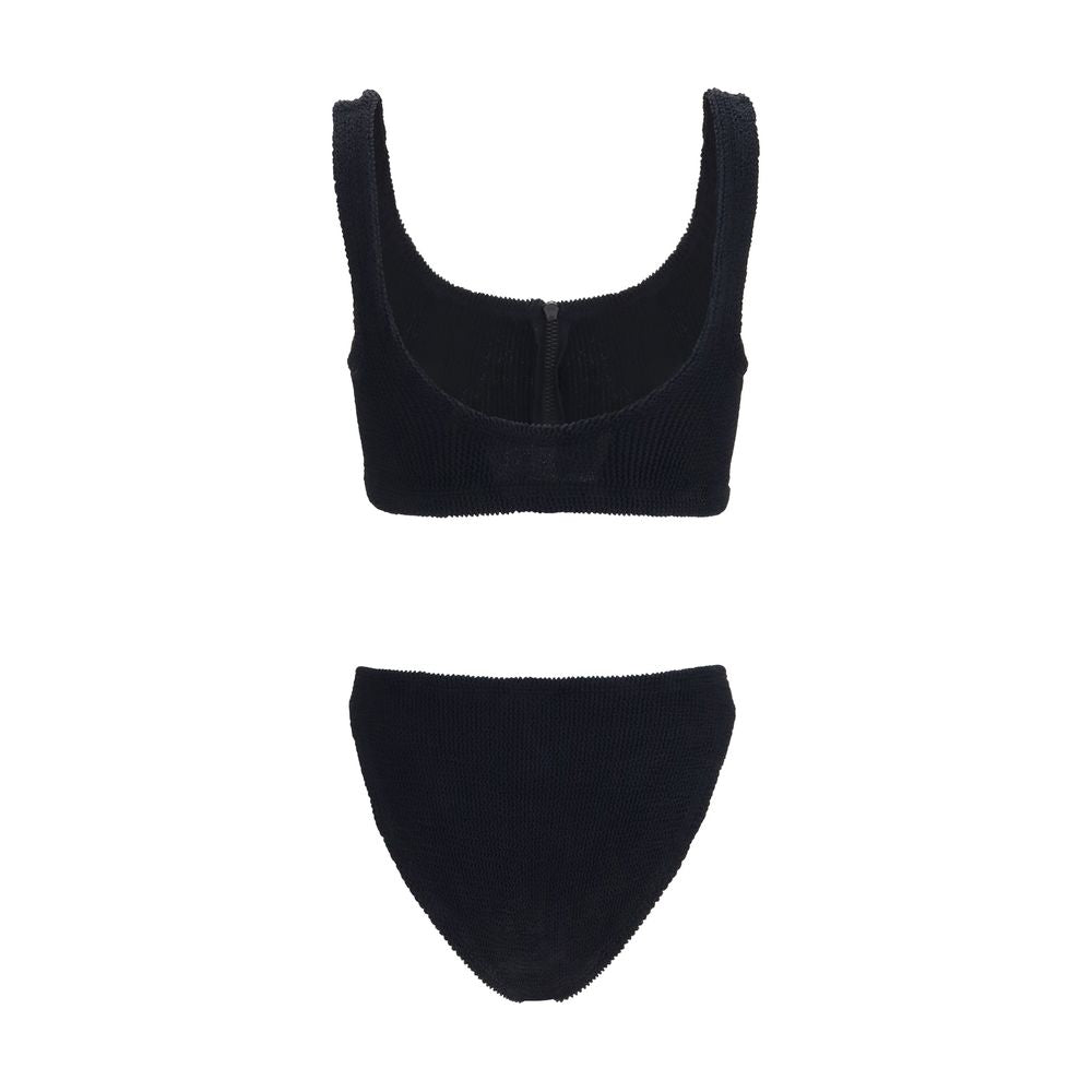 Hunza G Schwarzer Bikini aus Polyamid