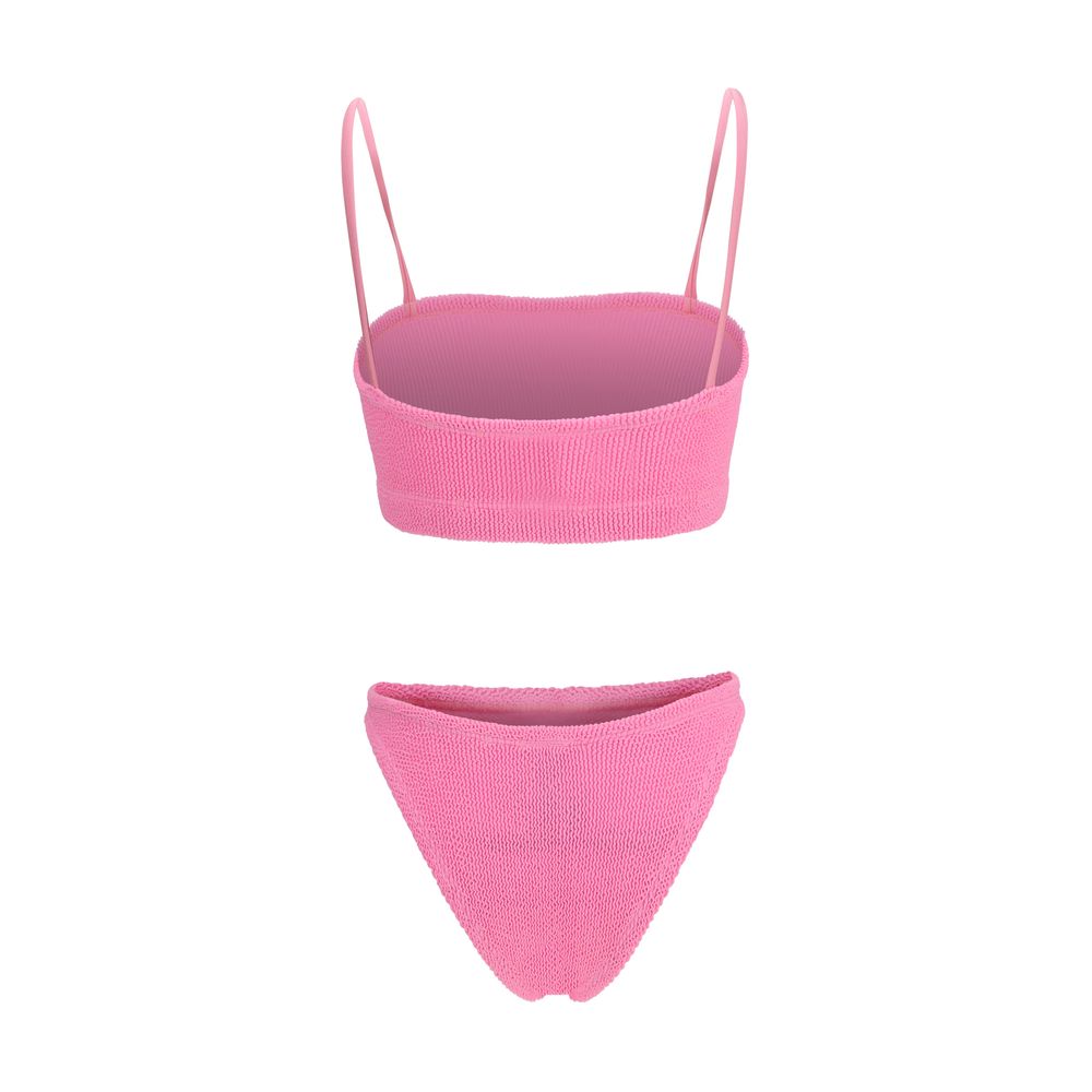 Hunza G Mehrfarbiger Bikini aus Polyamid