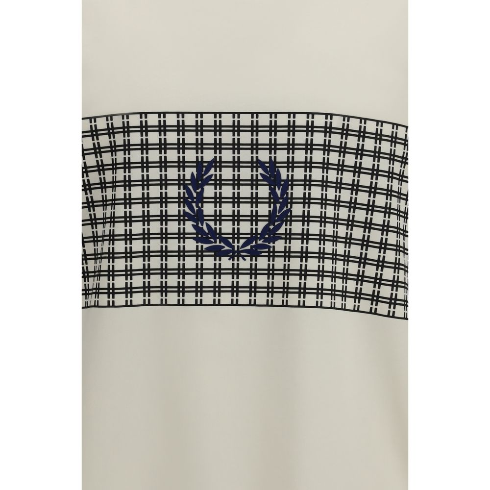 Fred Perry Beiges Baumwoll-T-Shirt