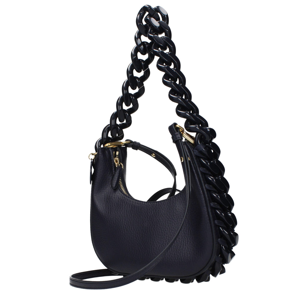 Stella McCartney Schultertasche aus blauem Leder