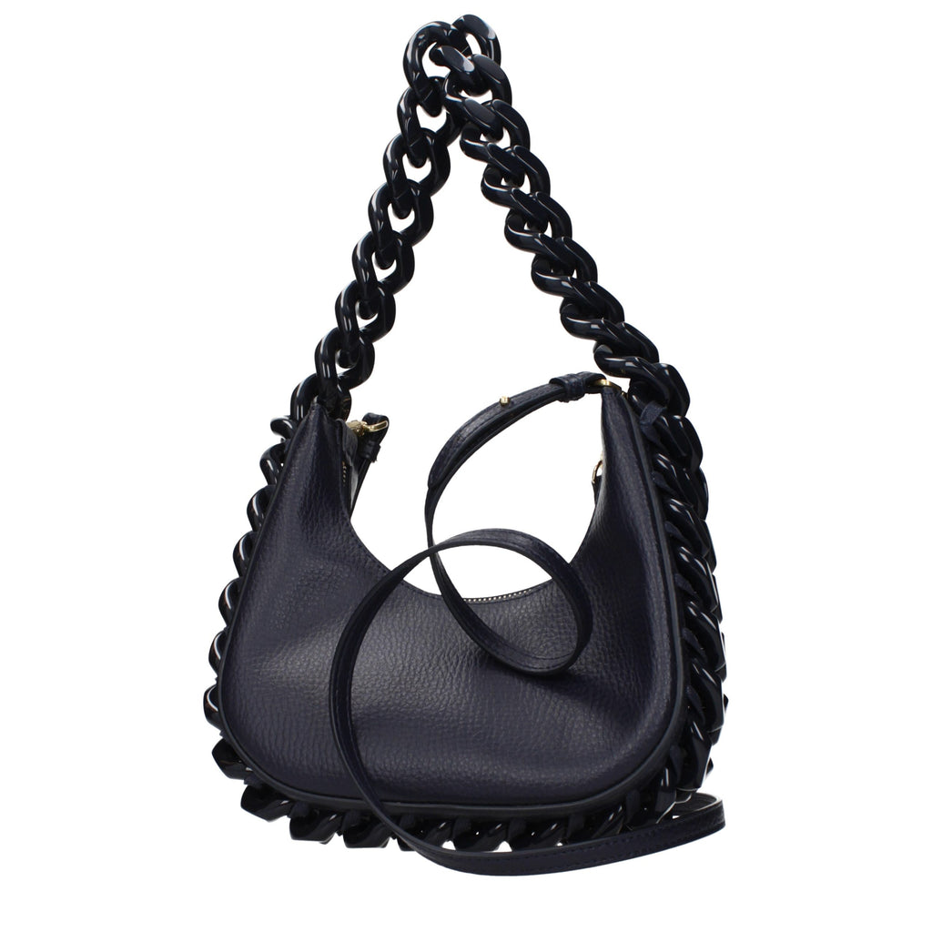 Stella McCartney Schultertasche aus blauem Leder