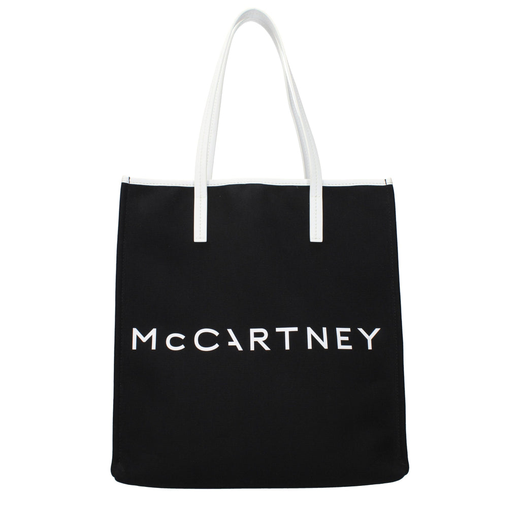Stella McCartney Schwarze Stoffhandtasche