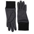Burberry Schwarze Lederhandschuhe