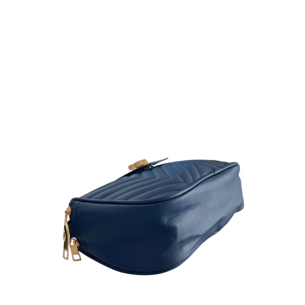 Baldinini Trend Damen-Umhängetasche aus blauem PU