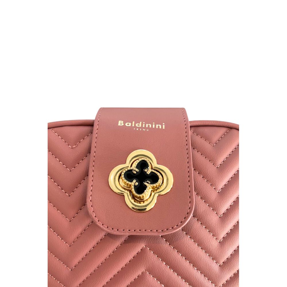 Baldinini Trend Pinke Damen-Umhängetasche aus PU